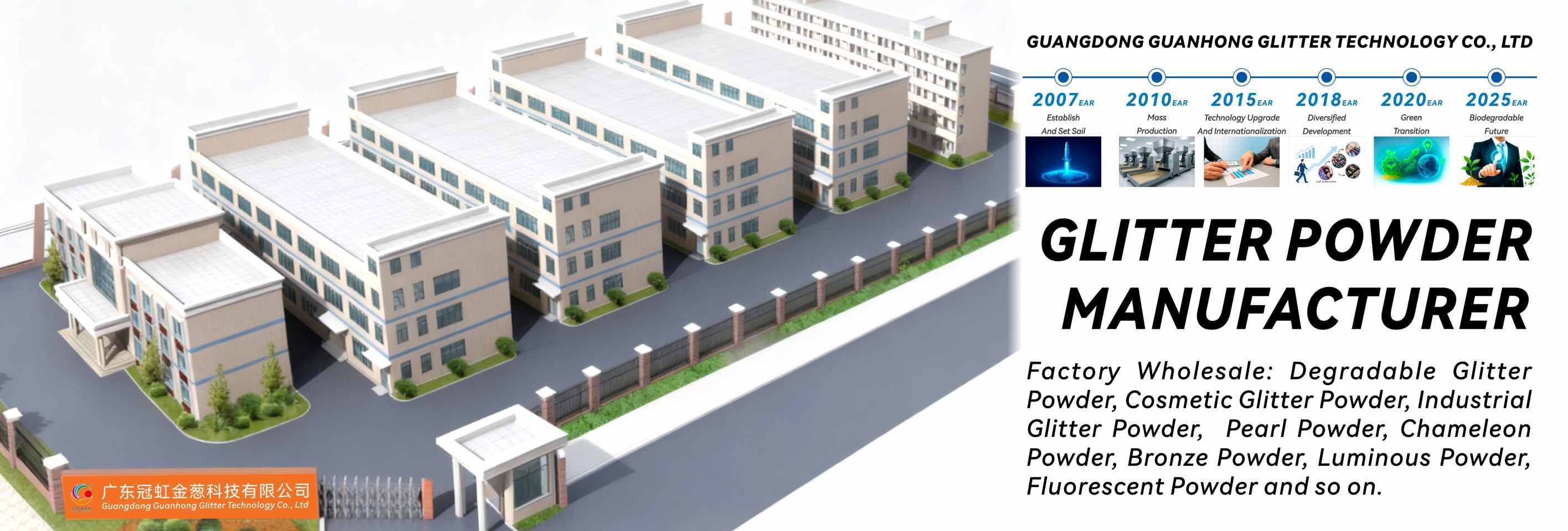 kwaliteit Biologisch afbreekbare glitter fabriek