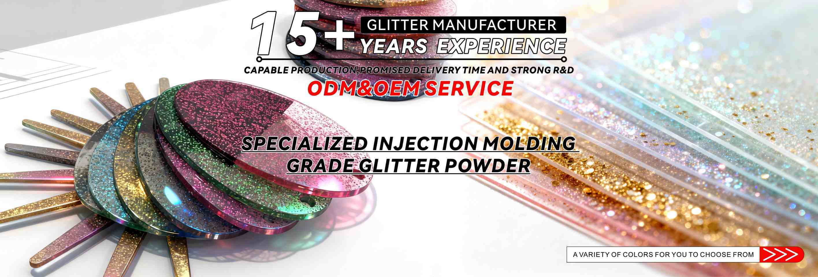 qualità Glitter biodegradabile fabbrica