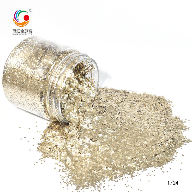 Polvere di glitter colorato di alluminio di plastica industriale per iniezione a granel