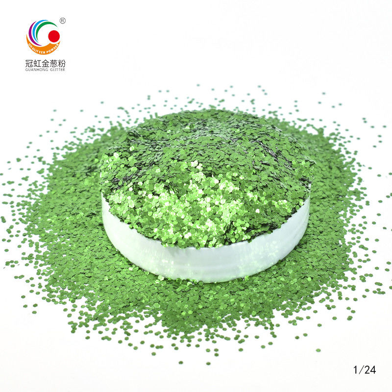 Polvere di alluminio colorato resistente al calore di colore Hex Glitter viola 0.2mm-1.0mm
