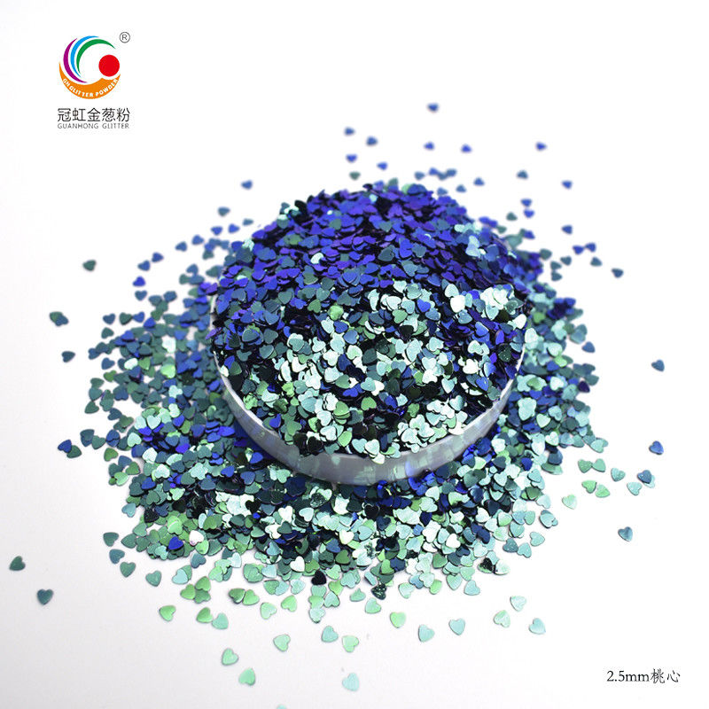 Iridescent Chameleon Loose Chunky Cosmetic Glitter Powder Pakaian Pencetakan Kulit Dekoratif