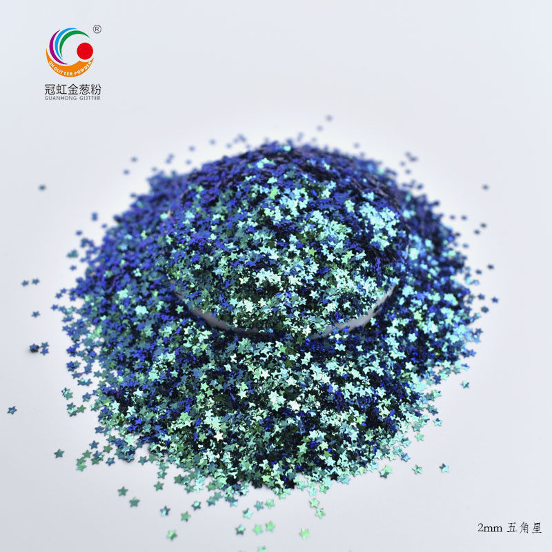 Iridescent Chameleon Loose Chunky Cosmetic Glitter Powder Pakaian Pencetakan Kulit Dekoratif