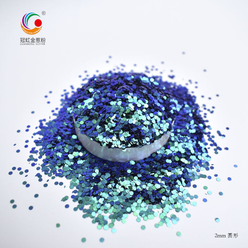 Iridescent Chameleon Loose Chunky Cosmetic Glitter Powder Pakaian Pencetakan Kulit Dekoratif