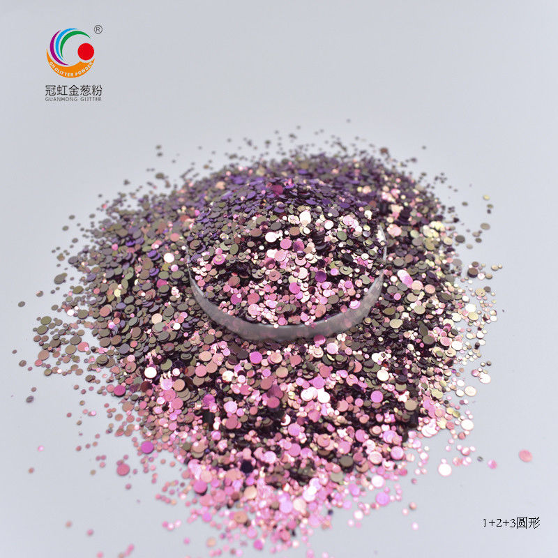 Lumpuh Reflective Chameleon Lumpuh Mata Glitter Powder Untuk Kuku Star Heart Printing Dekorasi
