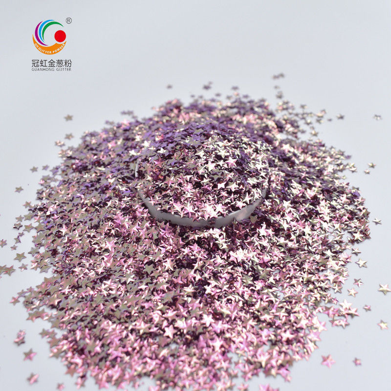 Lumpuh Reflective Chameleon Lumpuh Mata Glitter Powder Untuk Kuku Star Heart Printing Dekorasi