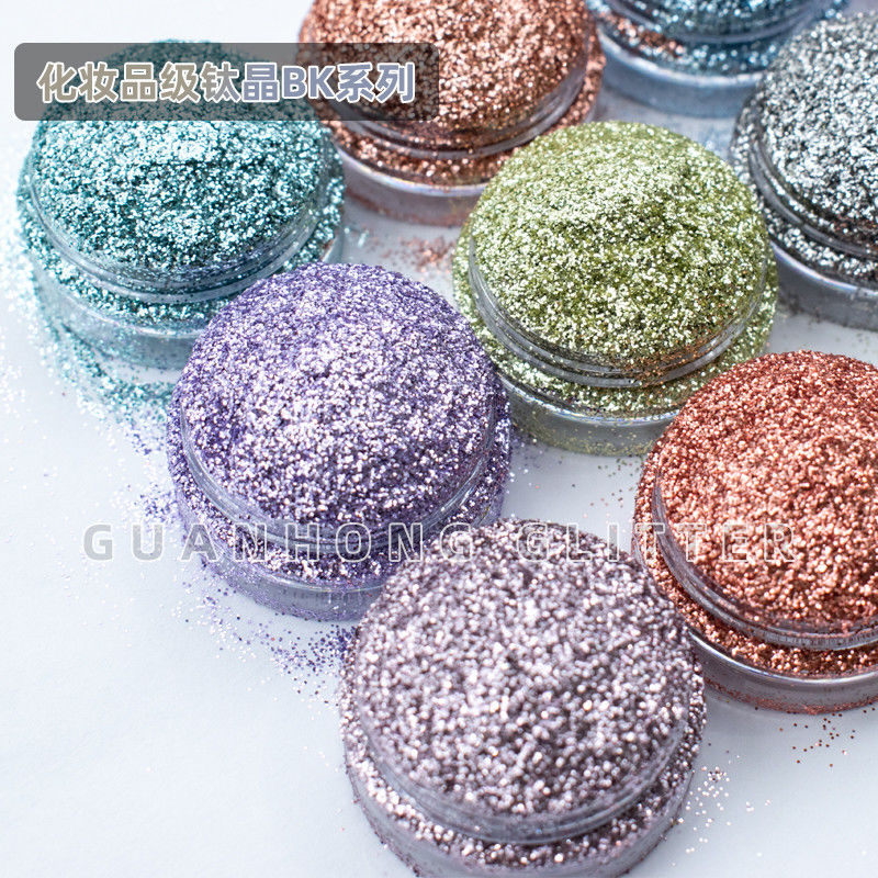 Novel PET Hexagonal Cosmetic Glitter Powder untuk Body and Face Makeup Tidak diketahui secara profesional EINECS No.