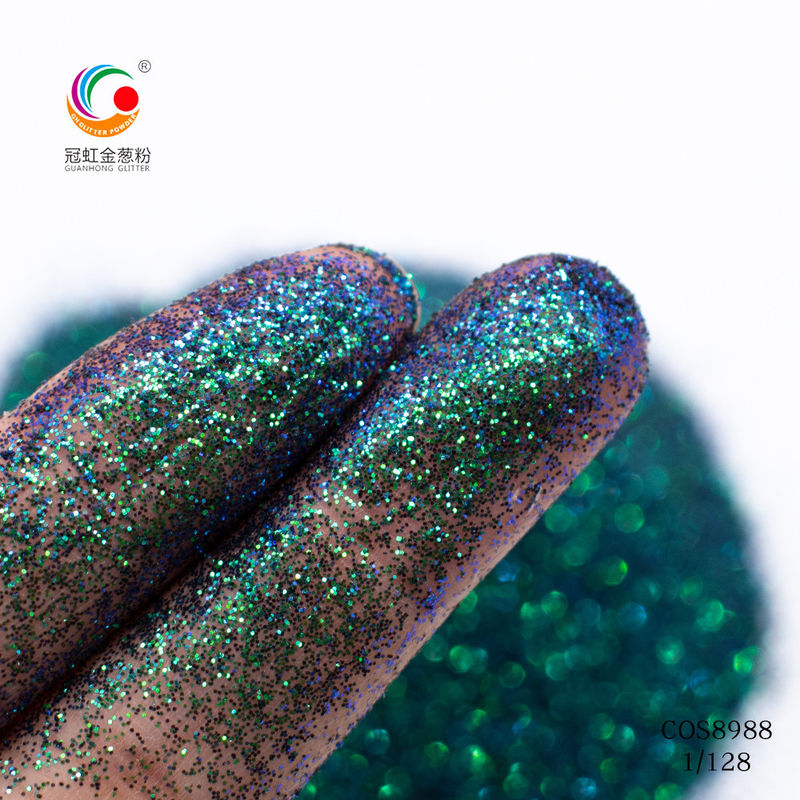 Disegno di lusso Cameleon Peacock Colori campione gratuito Cosmetico polvere luccicante per Halloween trucco e nail art OEM/OEM ingrosso