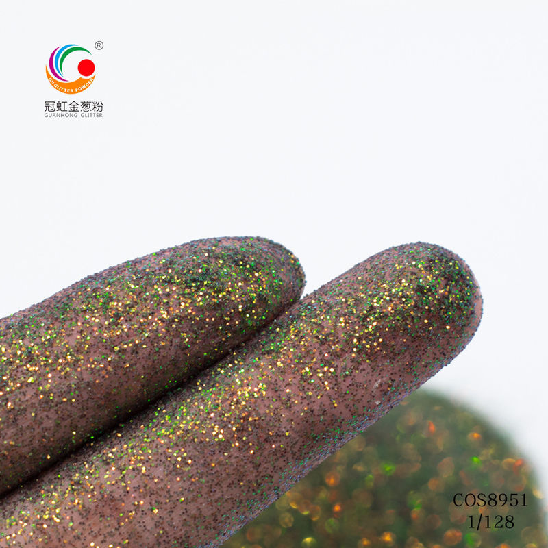 Disegno di lusso Cameleon Peacock Colori campione gratuito Cosmetico polvere luccicante per Halloween trucco e nail art OEM/OEM ingrosso