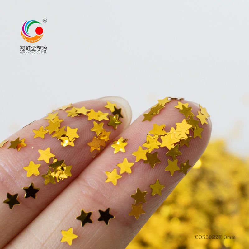 Tambahkan Kecantikan Ke Makeup Sehari-hari Anda Dengan Serbuk Glitter Bentuk Khusus PET Berwarna-warni dan Stiker Kuku