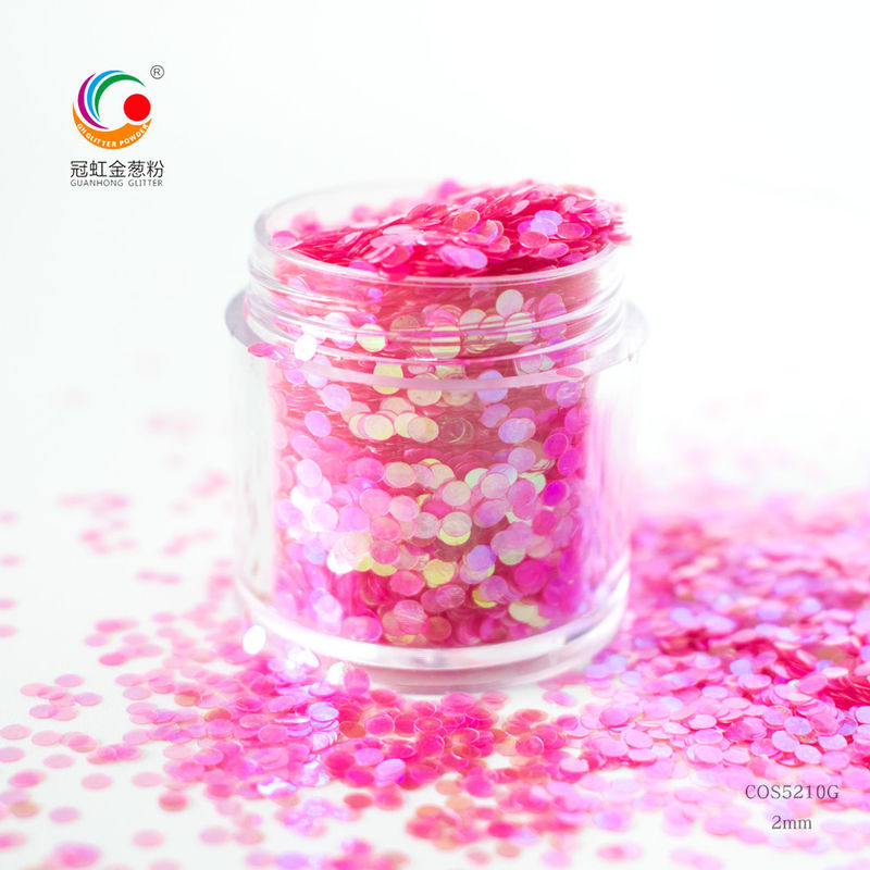 3mm Pelangi Warna Mimpi Bulan Hati Bintang Bentuk Khusus Kelas Kosmetik Glitter Powder Chameleon DIY Sequin Kuku Lem Pigmen Polandia
