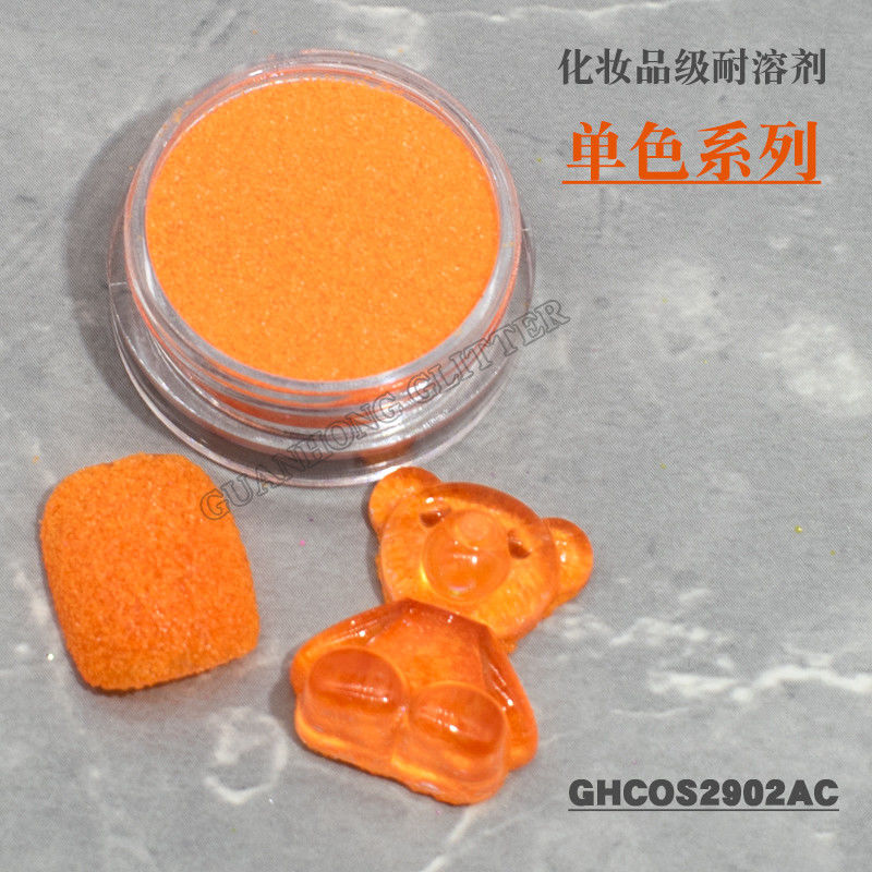 FASHION Colori fluorescenti fini freschi e dolci Polvere luccicante di qualità cosmetica per decorazioni labiali Resistente ai solventi Artesia delle unghie da sposa