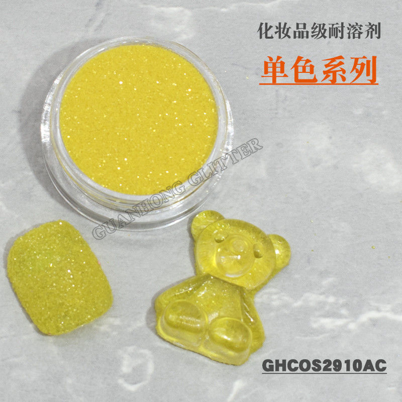 FASHION Colori fluorescenti fini freschi e dolci Polvere luccicante di qualità cosmetica per decorazioni labiali Resistente ai solventi Artesia delle unghie da sposa