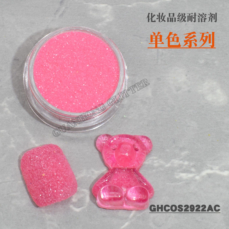 FASHION Colori fluorescenti fini freschi e dolci Polvere luccicante di qualità cosmetica per decorazioni labiali Resistente ai solventi Artesia delle unghie da sposa