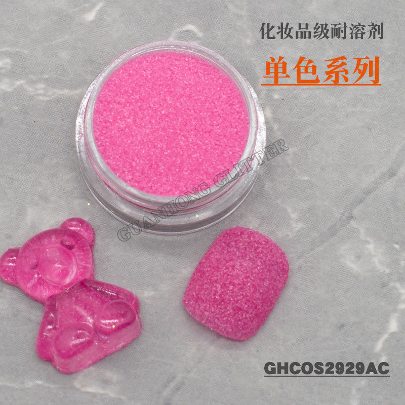 FASHION Colori fluorescenti fini freschi e dolci Polvere luccicante di qualità cosmetica per decorazioni labiali Resistente ai solventi Artesia delle unghie da sposa