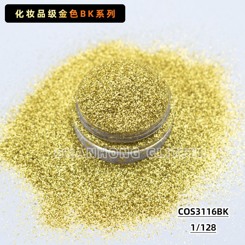 Personalize Golden Glitter Powder Pilihan Populer untuk DIY Kuku Pengantin dan Cosplay Makeup Dekorasi Liburan