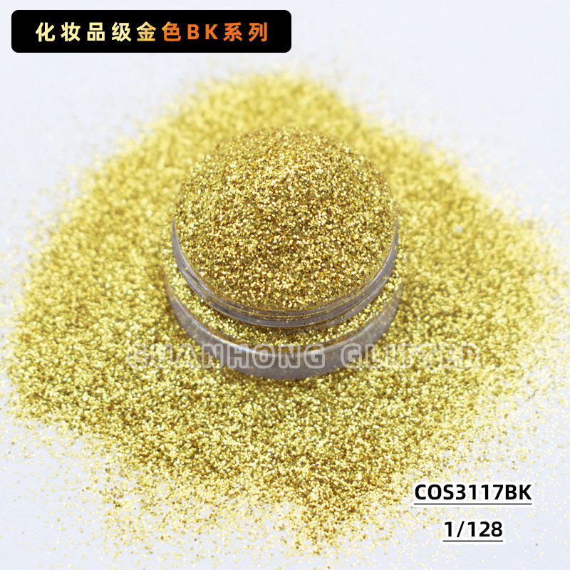 Personalize Golden Glitter Powder Pilihan Populer untuk DIY Kuku Pengantin dan Cosplay Makeup Dekorasi Liburan