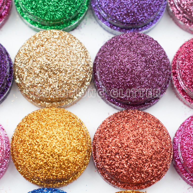 Metallic Rainbow Purple Eye Glitter Powder Untuk Makeup Tubuh