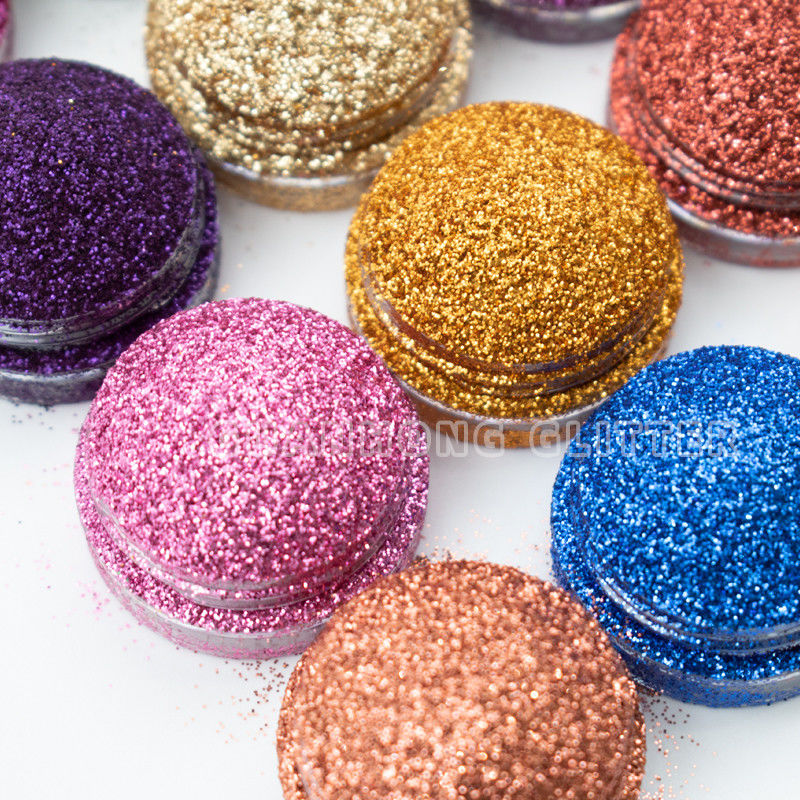 Metallic Rainbow Purple Eye Glitter Powder Untuk Makeup Tubuh