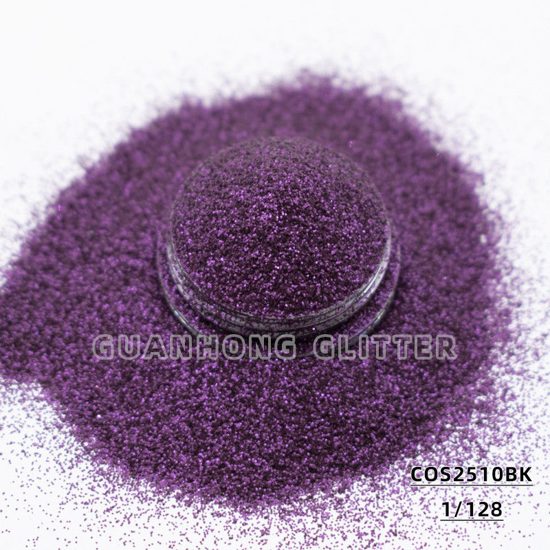Metallic Rainbow Purple Eye Glitter Powder Untuk Makeup Tubuh