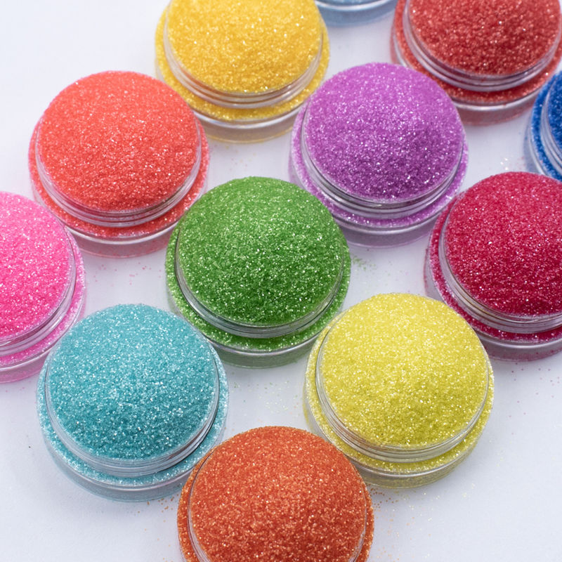 Bulk Pigmented Eye Glitter Face Painting Powder Fluoresensi Warna Cahaya Untuk Makeup Tubuh