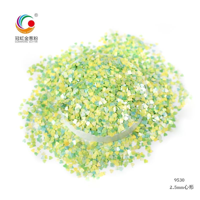 Delivery Period To Be Negotiated Heart Shaped Chunky Ink Pink Glitter Powder for Wedding Decoration Supplies