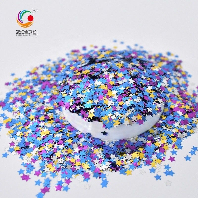 Star GX109 Bulk Flake Glitter for Craft Cell Phone Case Glitter Powder Decoration Christmas Decoration Supplies and Star