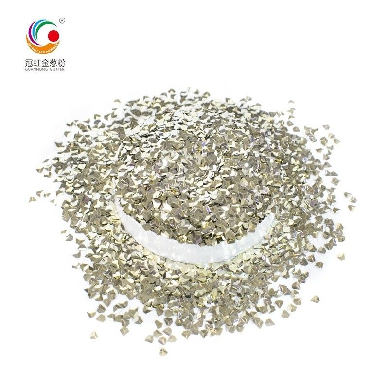 3D Diamonds Colorful PET Crystal Glitter for Wedding Christmas Decoration Supplies and Nail Art