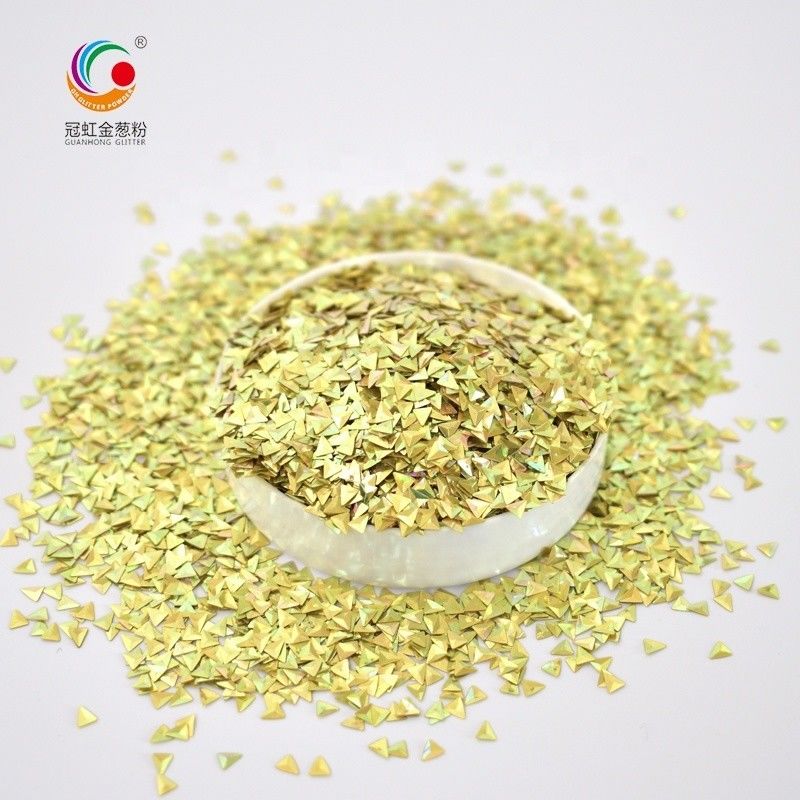 Warna-warna 3D Neon Nail Glitter debu Sequin Pigmen Body Powder berkilauan
