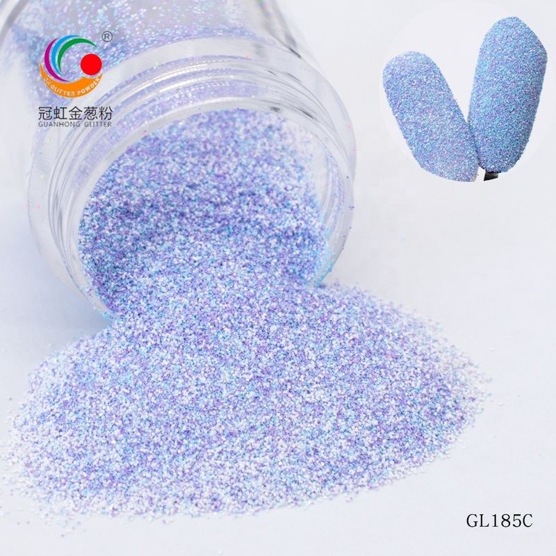 Ultra Fine Polyester Hexagonal Multicolor Glitter Powder Mix Sugar Color Dekorasi Natal Luar Ruangan