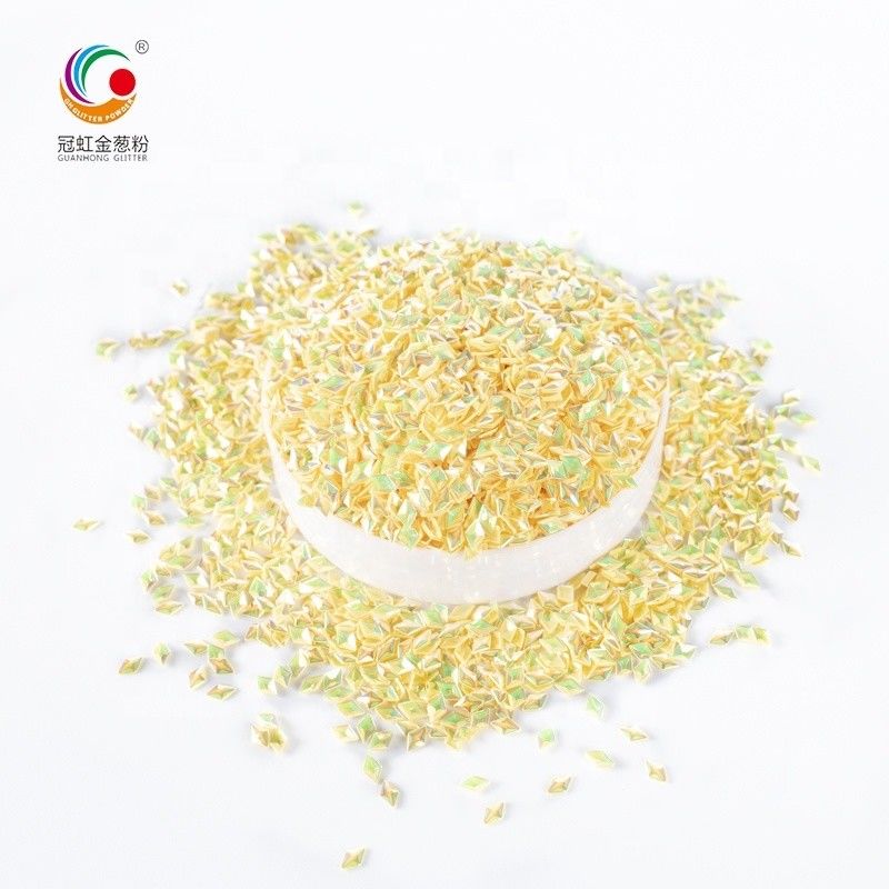 Makeup Multicolor Berlian Glitter debu Pigmen 3D Prismatik Bintang Chunky Berkilau Bubuk