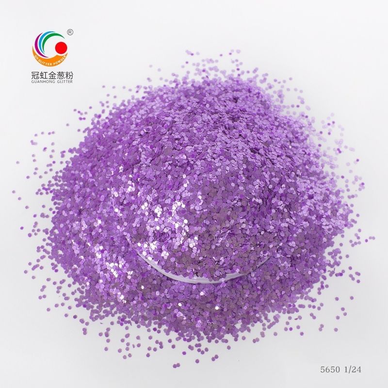 Perlengkapan Dekorasi Natal Bulk Mica PET Glitter Powder Untuk Makeup OEM