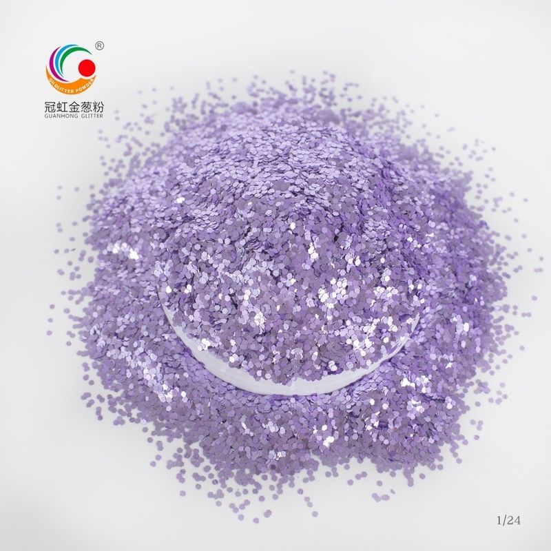 Perlengkapan Dekorasi Natal Bulk Mica PET Glitter Powder Untuk Makeup OEM