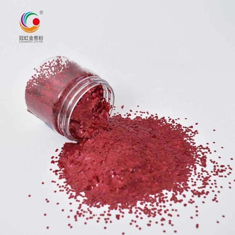 PET Diamond Green Silver Glitter Powder Dekorasi Natal Untuk Nail Art Lip Gloss
