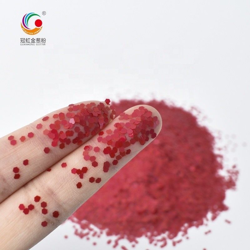 PET Diamond Green Silver Glitter Powder Dekorasi Natal Untuk Nail Art Lip Gloss