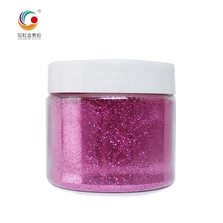 Bulk Extra Fine Pink Eyeshadow PET Glitter Powder Sparkle Untuk Lapisan Kulit Tubuh