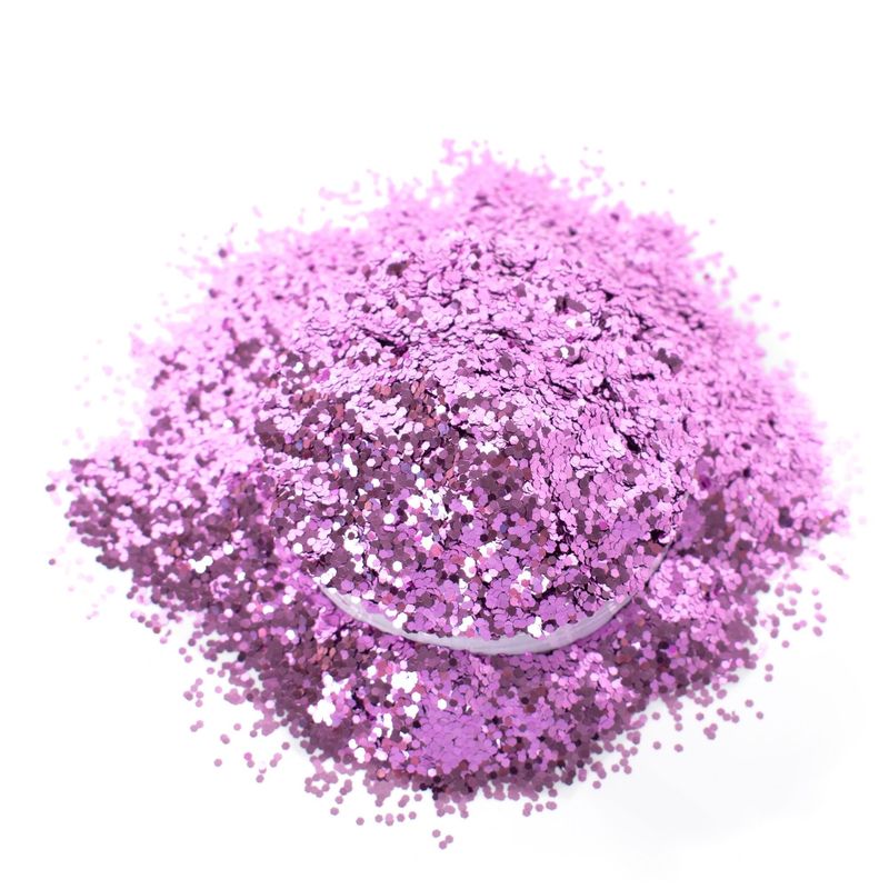 Add Some Sparkle to Your Festival Home Decoration with 2023 Hotsale PET Hexagonal Glitter Powder in Pink Purple and Red