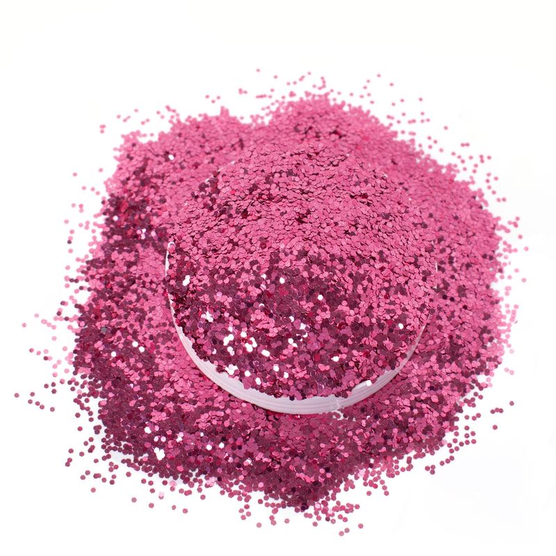 Add Some Sparkle to Your Festival Home Decoration with 2023 Hotsale PET Hexagonal Glitter Powder in Pink Purple and Red
