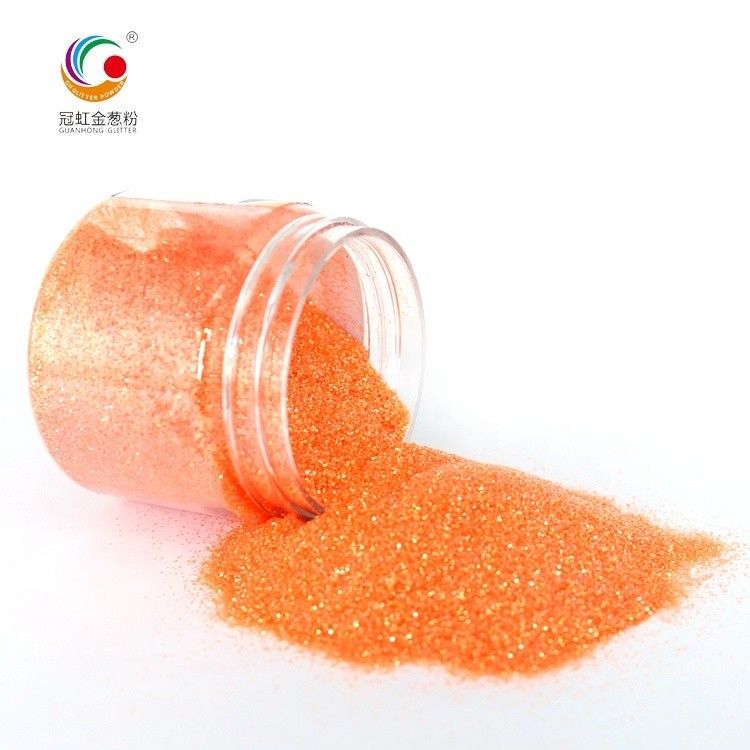 GH5220 Orange Rainbow Extra Fine Bulk PET Hexagonal Glitter Powder Christmas Decoration Supplies for Nail Art Makeup Sale