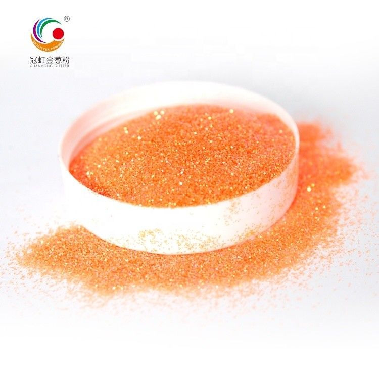 GH5220 Orange Rainbow Extra Fine Bulk PET Hexagonal Glitter Powder Christmas Decoration Supplies for Nail Art Makeup Sale