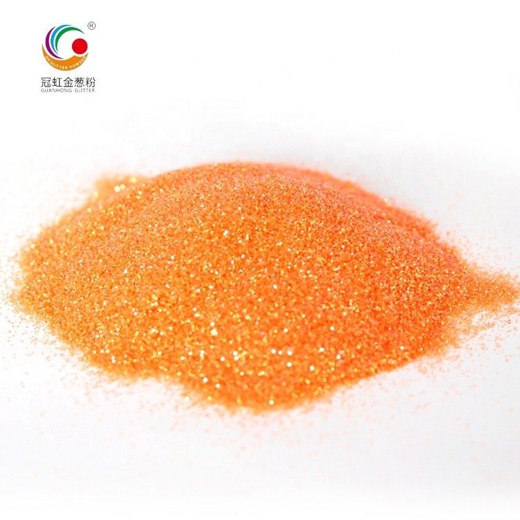 GH5220 Orange Rainbow Extra Fine Bulk PET Hexagonal Glitter Powder Christmas Decoration Supplies for Nail Art Makeup Sale