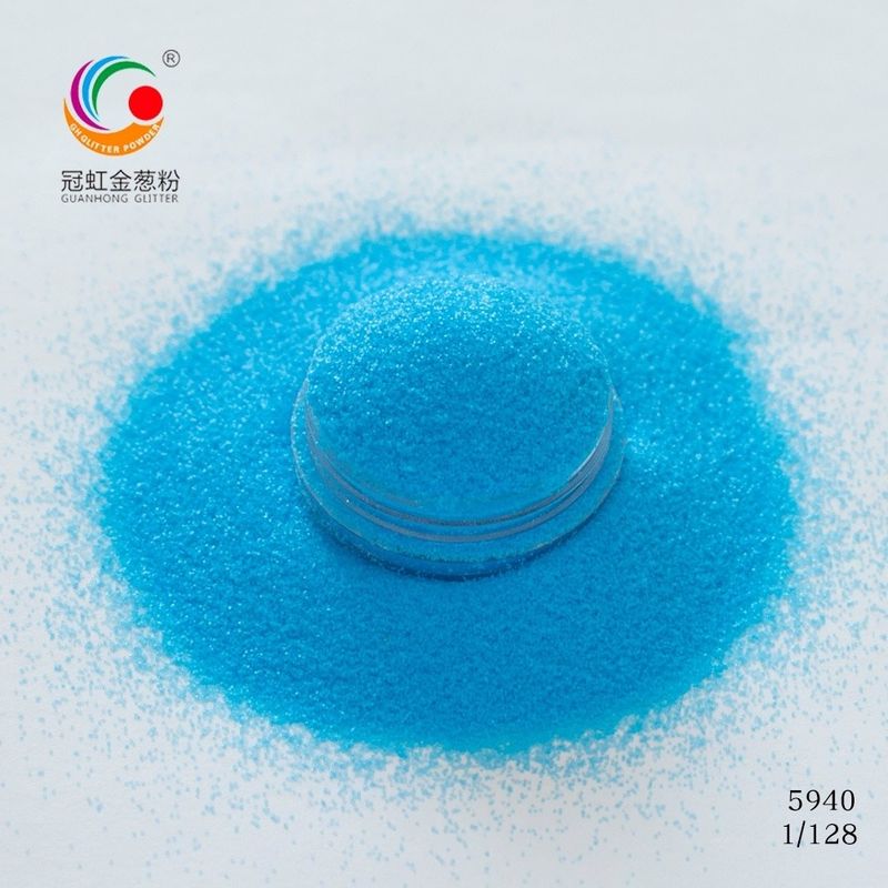 Print Method colors Fluorescent Glitter Powder for Christmas Decorations and Printing Crafts 1/8