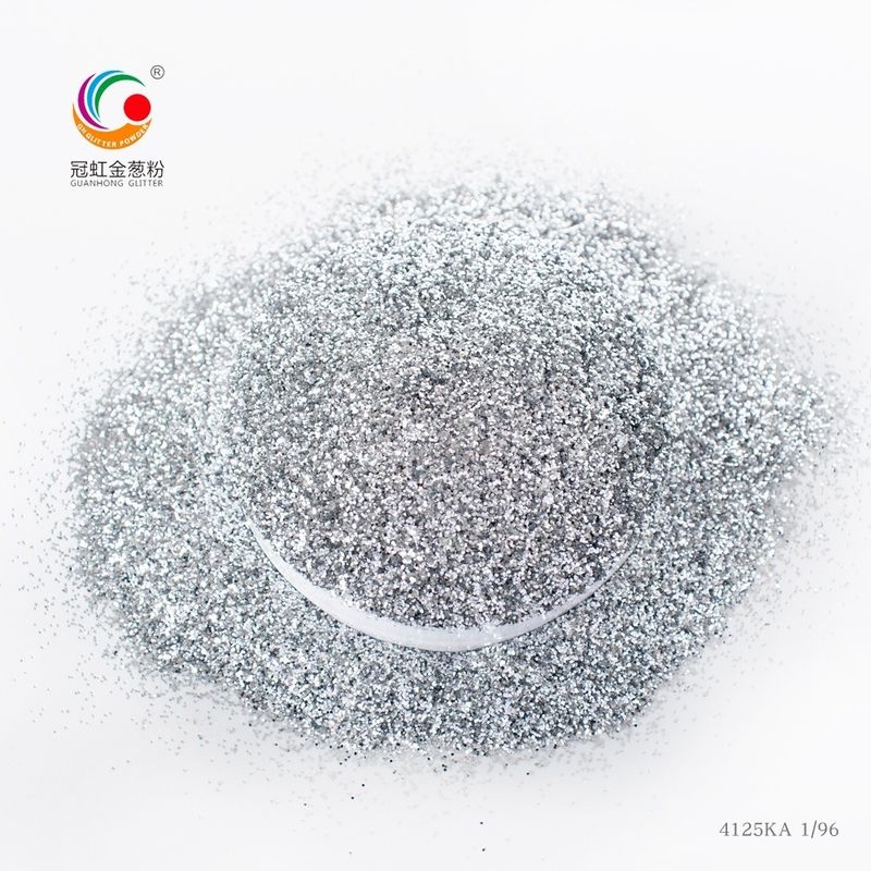 PET Hexagon Glitter Powder Ultra Bright and Noble Silver for High Decoration Tile Grout Bulk