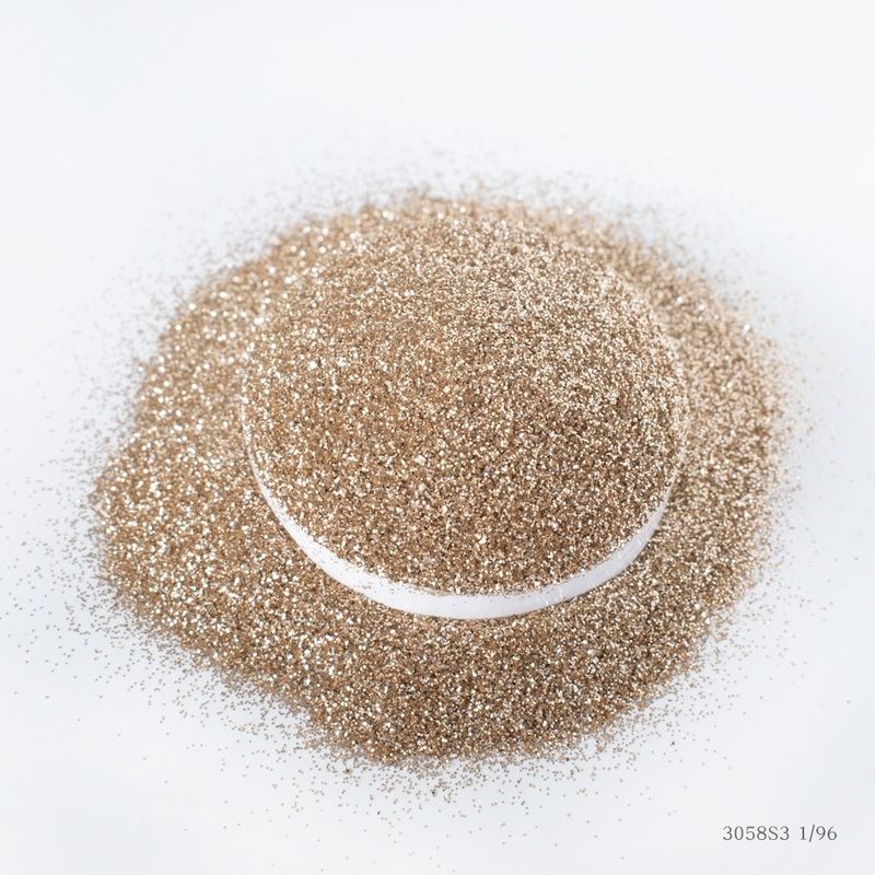 GH3506S3 Bulk Ultra Thin Ultra Bright Noble Gold Hexagonal Glitter Powder for Christmas Decoration Supplies Tile Grout