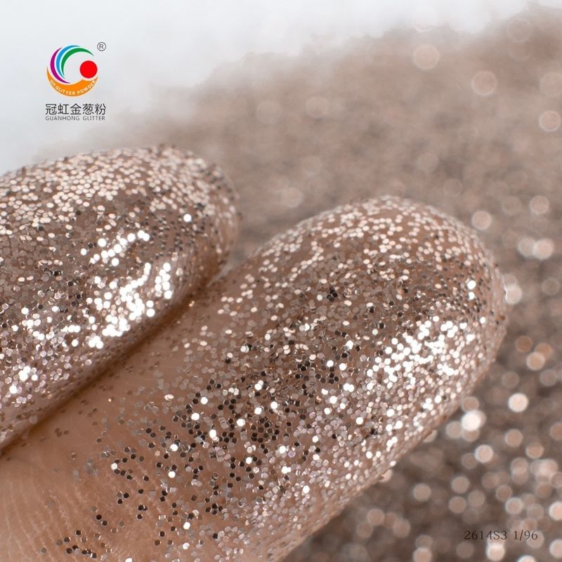 Bulk Ultra Thin Ultra Bright Brown Hexagonal Glitter Powder for Tile Grout Christmas Item Type Indoor Christmas Decoration