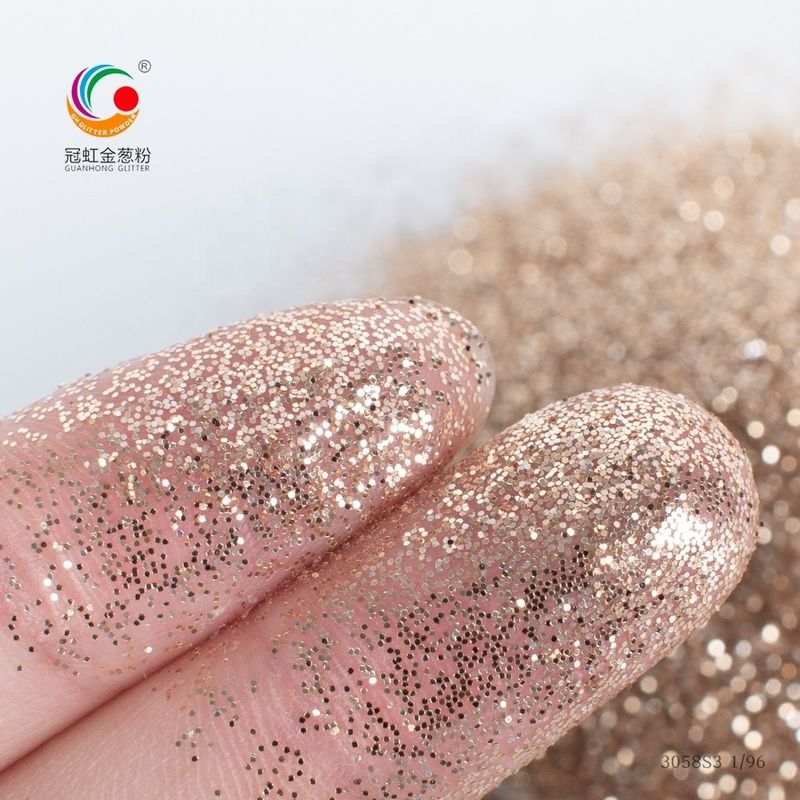 Bulk Ultra Thin Ultra Bright Brown Hexagonal Glitter Powder for Tile Grout Christmas Item Type Indoor Christmas Decoration
