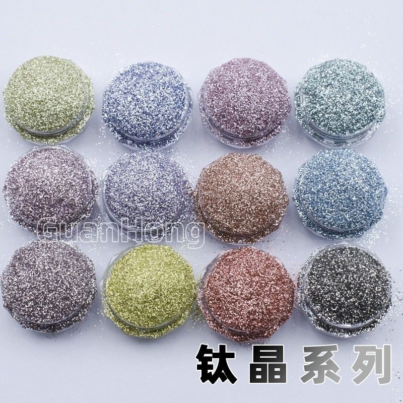 Teal Purple Chunky Hexagon Solvent Resistant Glitter Dust Oil Berbasis Untuk Kerajinan DIY