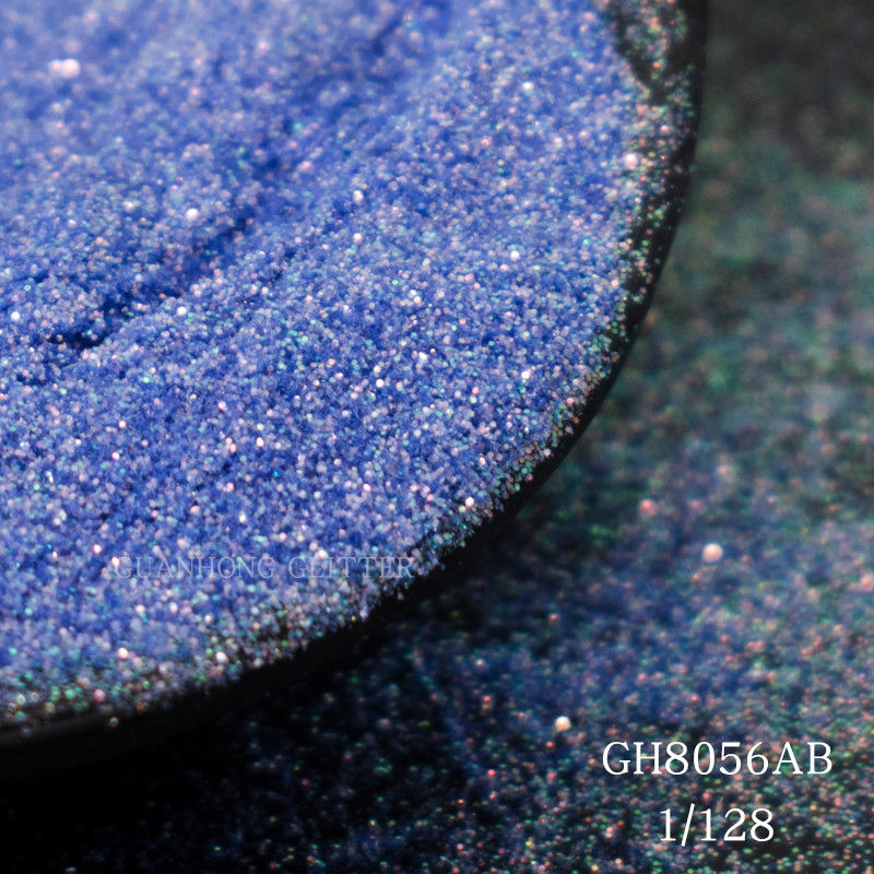 Halloween Solvent Resistant Aurora Chunky Polyester Glitter Powder Untuk Cat Coating Ink