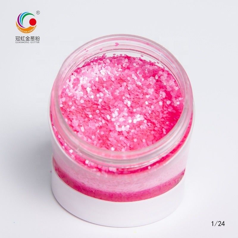 PET Chunky Solvent Resistant Glitter Powder Diamond Plum Festival Dekorasi Ulang Tahun