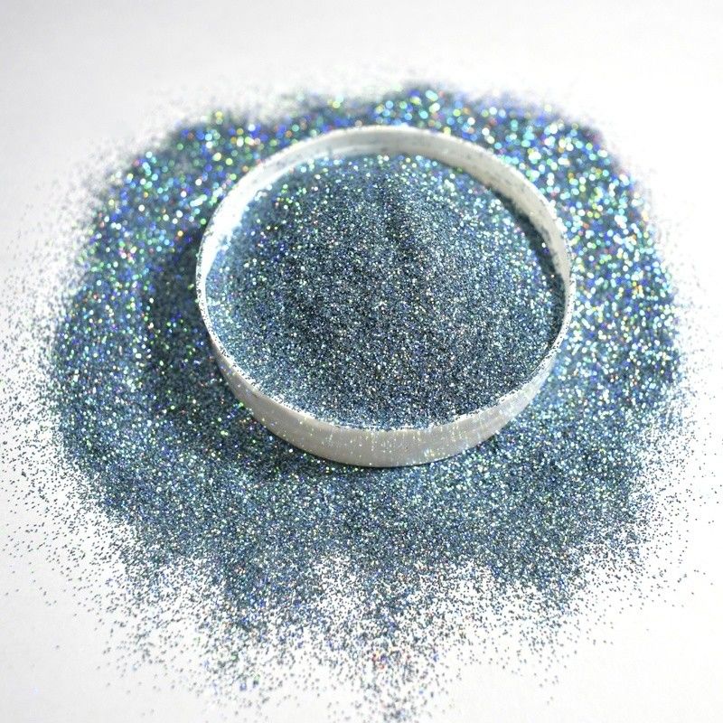 Laser Iridescent Green Chunky Solvent Resistant Glitter Ramah Lingkungan Untuk Tinta Pencetakan Tubuh
