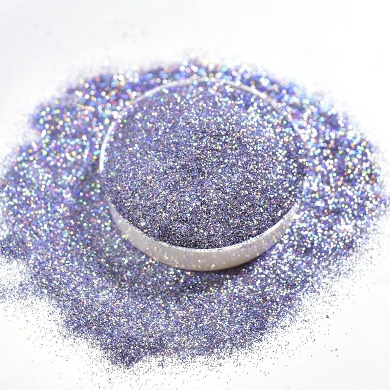 Laser Iridescent Green Chunky Solvent Resistant Glitter Ramah Lingkungan Untuk Tinta Pencetakan Tubuh